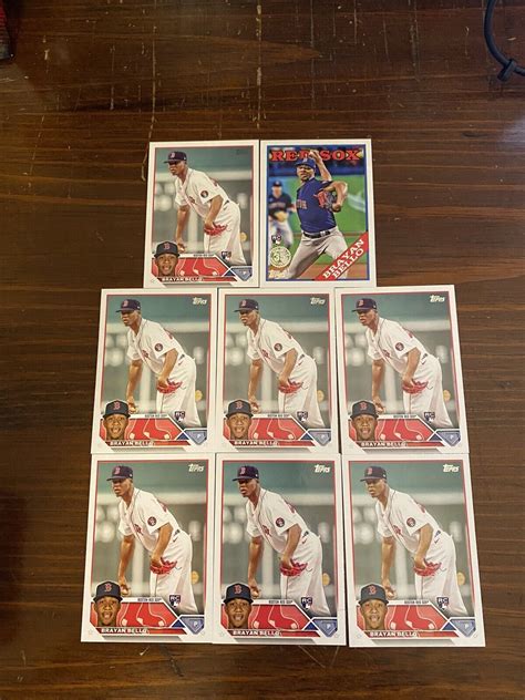 Lot 7 2023 Topps Series One Bryan Bello Rc 185 And 1 T88 24 Insert