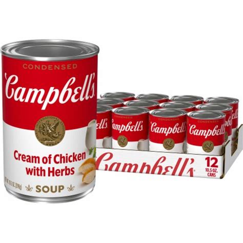 Campbell's® Condensed Cream of Chicken Soup With Herbs Case Sale, 10.5 ...