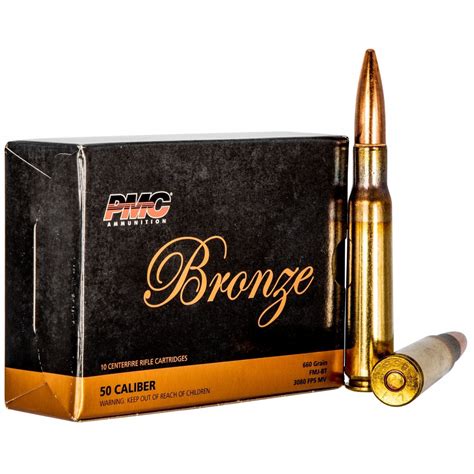 Pmc Bronze Bmg Ammo Gr Fmjbt Rounds