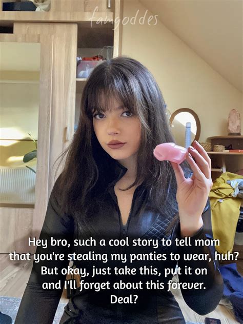 Sis Chastity Blackmail Humiliation Scrolller