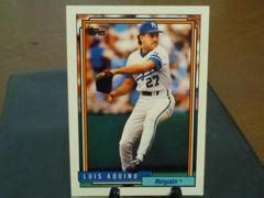 Luis Aquino 412 Prices 1992 Topps Baseball Cards