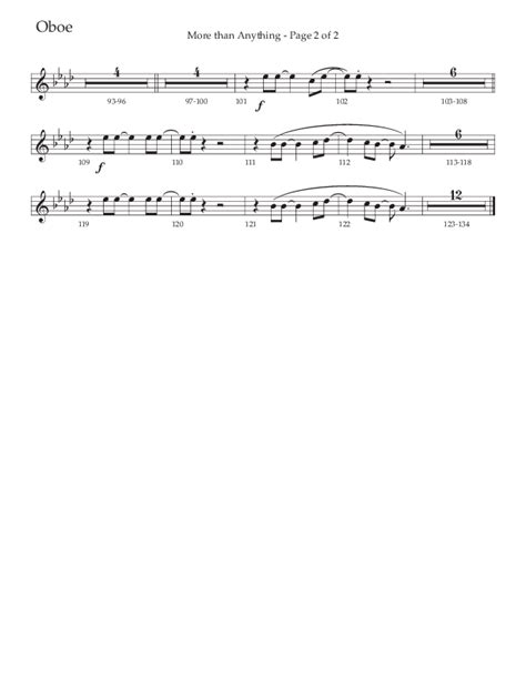 More Than Anything Choral Anthem Satb Oboe Sheet Music Pdf The