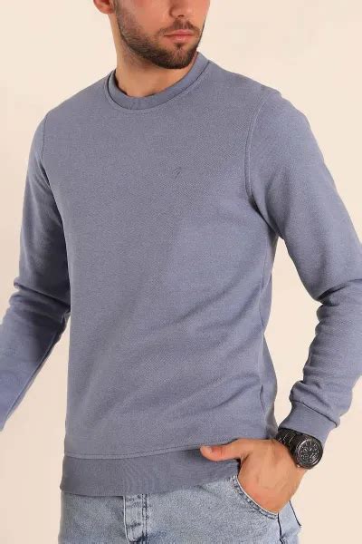 Mavi Regular Fit Bisiklet Yaka Erkek Sweatshirt 237046 ModamızBir