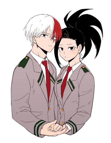 Boku No Hero Academia Todoroki Shouto Momo Yaoyorozu Todoroki X