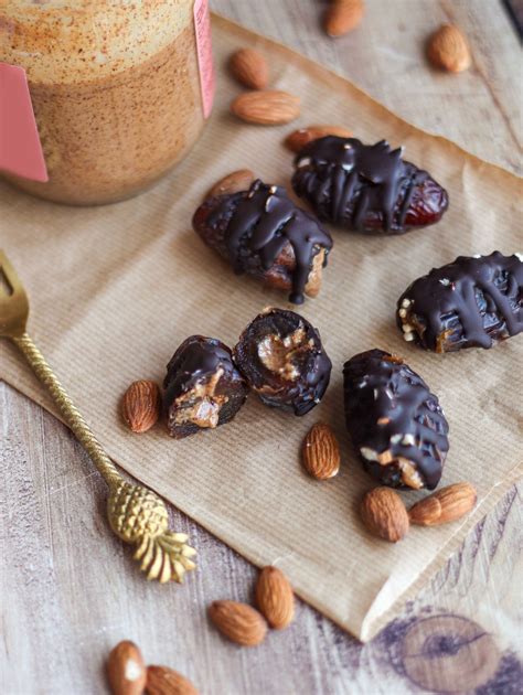 Datte fourrée au beurre d’amande, le snack idéal ! – Mes brouillons de ...