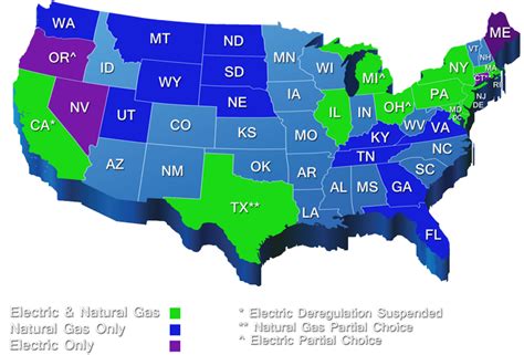 Us Deregulated States Energy Deregulation