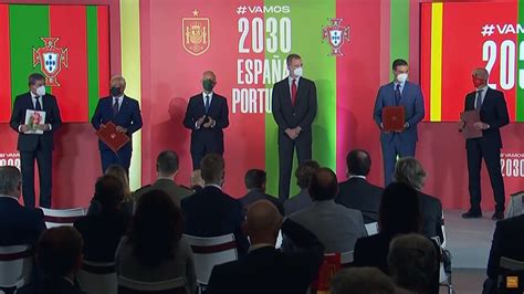 Espa A Y Portugal Oficializan Su Candidatura Al Mundial Vid O