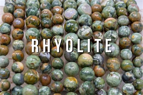 Beads - Gemstones - Rhyolite - Bead World