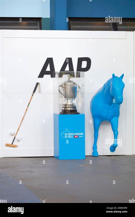 The Triple Crown Trophy At The Campo Argentino De Polo Buenos