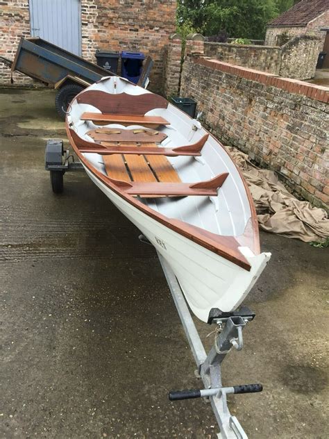 Thames Rowing Skiff Wooden Rowing Boat 16ft Iain Oughtred Design