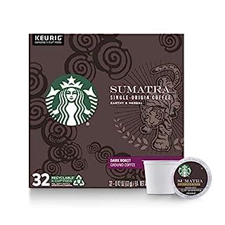 Starbucks Dark Roast K Cup Coffee Pods Sumatra For Keurig Brewers