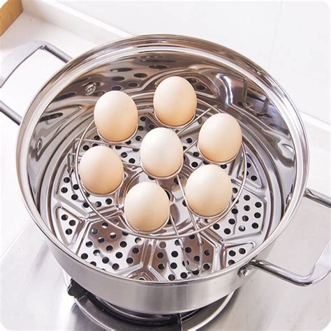 Hmoonory Stainless Steel Egg Steamer Rack For Pressure Cooker Basket Storage Racks And Shelving