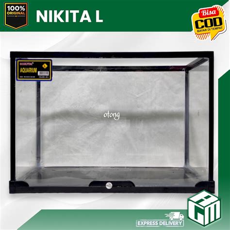 Jual Nikita Size L Large Besar Aquarium Ikan Reptil Hamster Akrilik