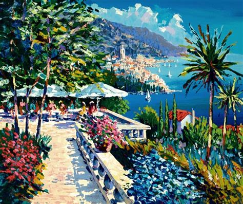 Kerry Hallam Amalfi Terrace Paper Limited Edition Fine Art