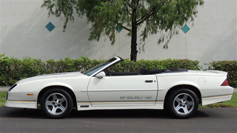 1988 Chevrolet Camaro Iroc Z Convertible W144 Kissimmee 2017