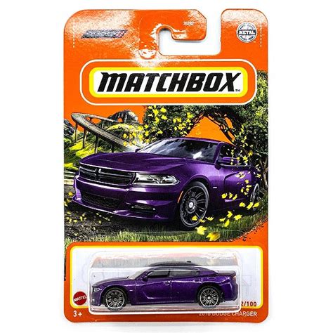 Matchbox 2018 Dodge Charger Roxo Mini Hunts