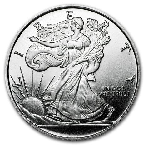 1 2 Oz Silver Round Apmex Walking Liberty Half Dollar