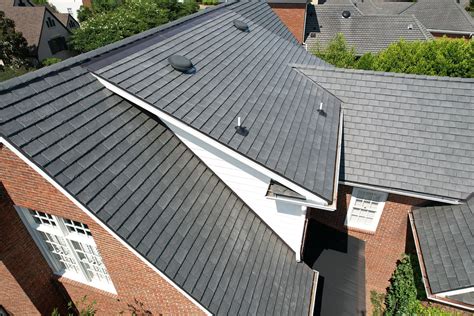 Stylish Province Slate Suits Atlanta Home Davinci Roofscapes