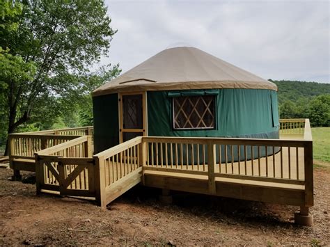 Our Yurts Blue Ridge Yurts Yurt Home Yurt Living Airbnb Rentals