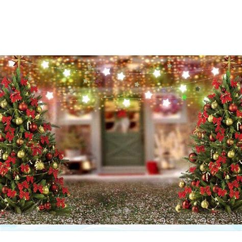 Christmas Tree Lights DEcorations Photo Studio Backdrop G-1196 ...