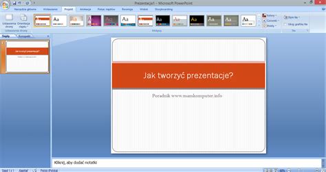 Power Point Tworzenie Prezentacji Krok Po Kroku