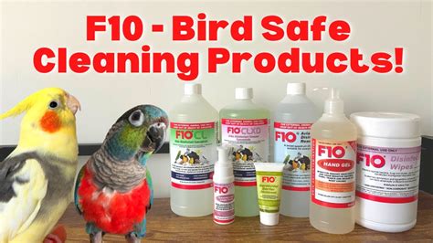 F10 Disinfectant Pet Bird Safe Cleaning Products BirdNerdSophie AD