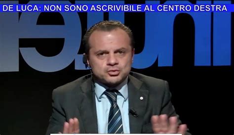 De Luca Oltre La Mozione Di Sfiducia Ecco La Mia Strategia Per Le