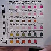 Tetra Easystrips 6 In 1 Aquarium Test Strips Color Chart Keski