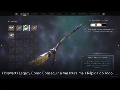 Hogwarts Legacy Como Conseguir A Vassoura Mais R Pida Do Jogo Youtube