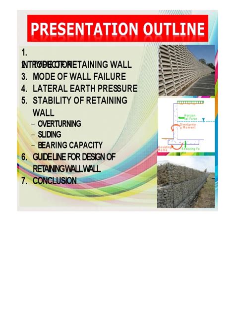 Retaining Wall Design Final | PDF | Building Engineering | Applied And ...