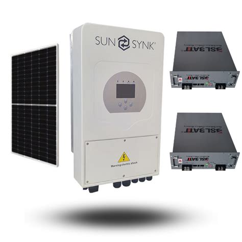 Sunsynk Kw P Inverter Incl Wifi X Bsl Battery Canbus Kwh