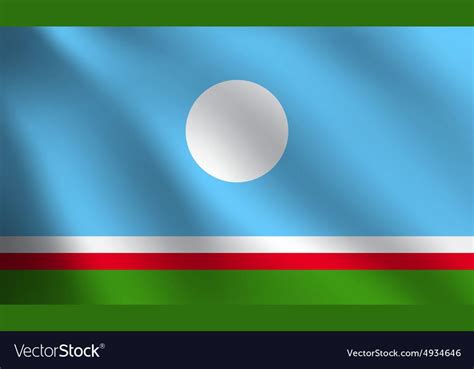 Sakha Republic flag vector image. Flag Vector, Russian Federation, Pre ...