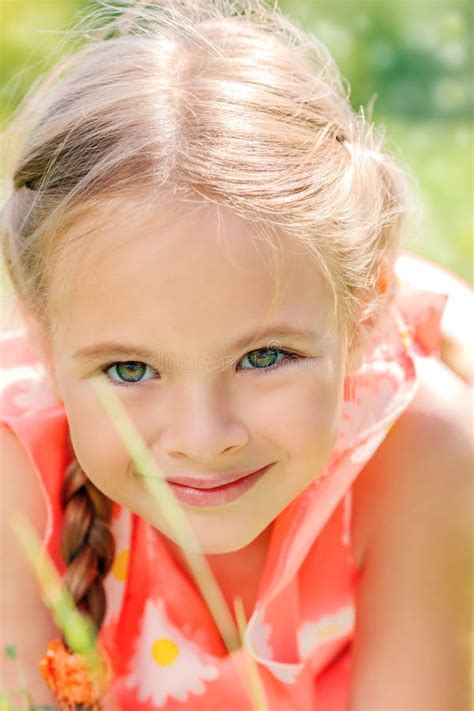 Sunny summer day stock photo. Image of dream, girl, adorable - 123541400