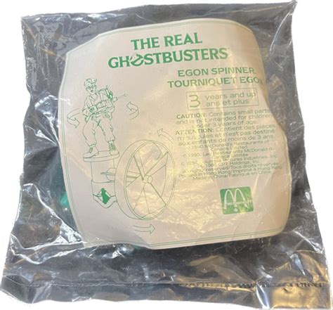 Egon Spinner Bike Accessory Mcdonalds Real Ghostbusters I