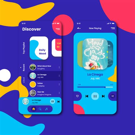 Mobile App Music App Design Behance