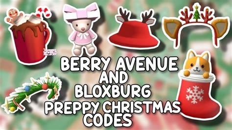 🎄🎅 Christmas Codes For Berry Avenue Bloxburg And All Roblox Games That Allow Codes Youtube