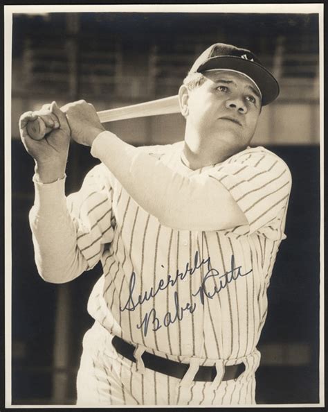 Finest Known Babe Ruth Autographed Photograph Beckett GEM MINT 10