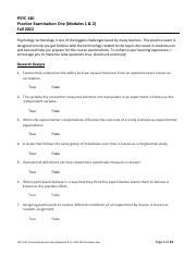 Psyc Practice Examination One Fall Pdf Psyc Practice