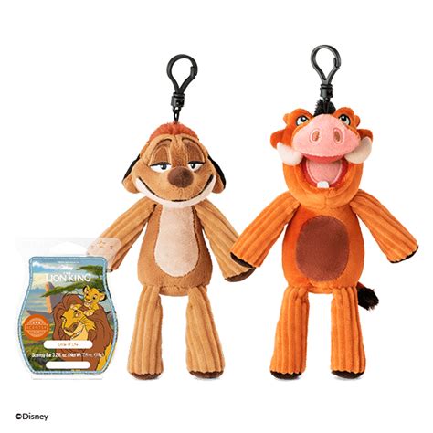 Timon And Pumbaa Scentsy Buddy Clips And Circle Of Life Scentsy Bar Bundle