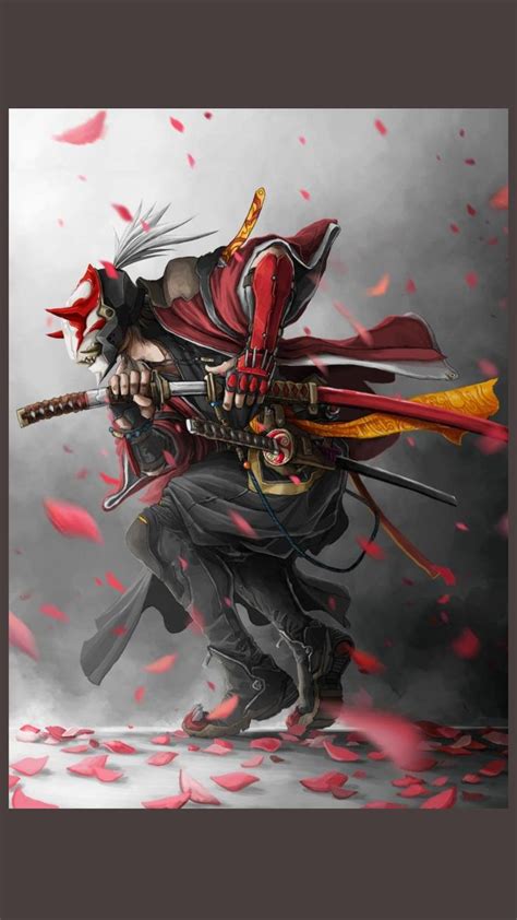 Samurai Seni Karakter Seni Samurai Prajurit Samurai