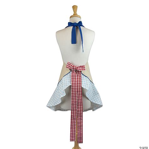 Red Rooster Ruffle Apron Oriental Trading