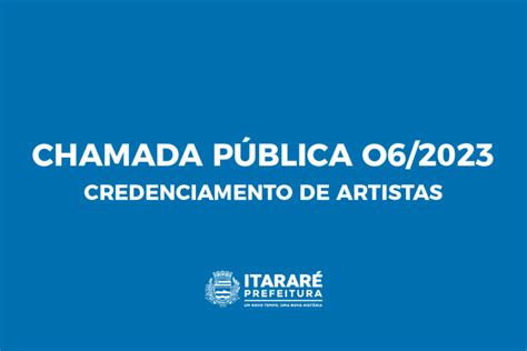 Cultura de Itararé SP abre credenciamento para contratação de músicos