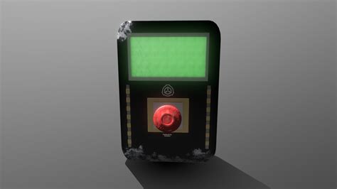 Modernized Scp Button 4k Textures Download Free 3d Model By