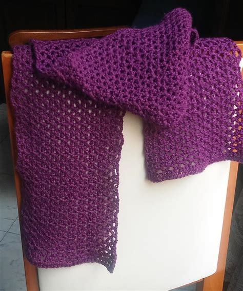 Gorgeous V-Stitch Scarf | FaveCrafts.com