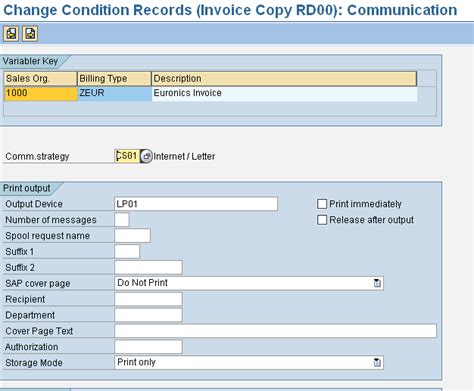 SAP Abap Okcodes SD Billing Automatic Email When Create Invoice VF01