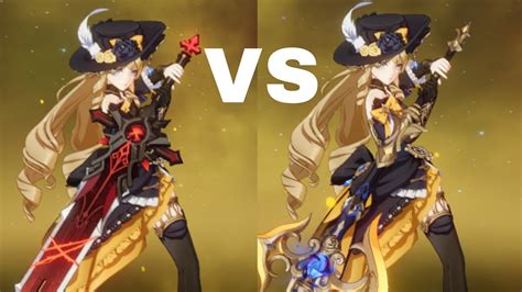 Navia Signature Weapon Verdict Vs Wolf Gravestone F2P DPS Comparison