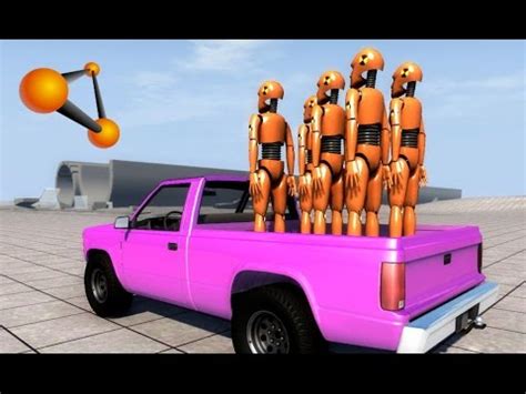 BeamNG Drive Mod Ragdoll Crash Test Dummy Crash Test YouTube