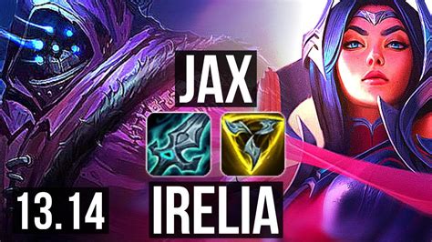 Jax Vs Irelia Top M Mastery Games Godlike Euw