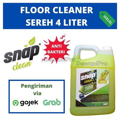 Jual Pembersih Lantai Floor Cleaner Sereh Snap Clean Shopee Indonesia