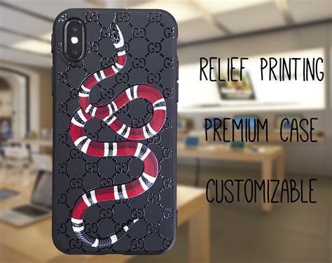 Gucci Iphone Xs Max Case Snake Iphone X Case Fashion Phone Etsy